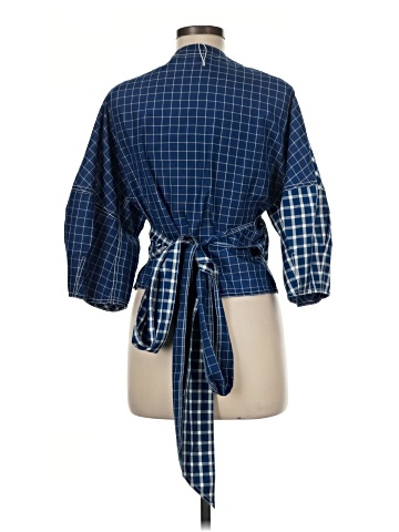 Tory Burch 3/4 Sleeve Silk Top (view 2)