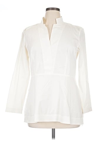 Lafayette 148 New York 3/4 Sleeve Blouse (view 1)