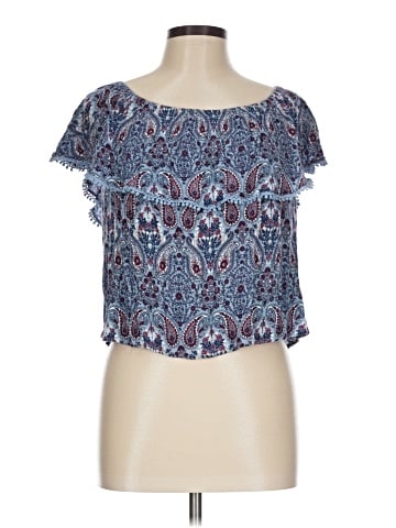 Adam Levine Short Sleeve Blouse (view 1)