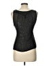 DKNY 100% Elastic Black Sleeveless Blouse Size 10 - photo 2