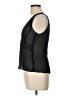 DKNY 100% Elastic Black Sleeveless Blouse Size 10 - photo 5