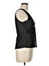 DKNY 100% Elastic Black Sleeveless Blouse Size 10 - photo 4
