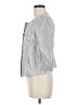 Chico's 100% Linen Silver Jacket Size Med Petite (1) - photo 5