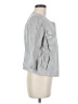 Chico's 100% Linen Silver Jacket Size Med Petite (1) - photo 4