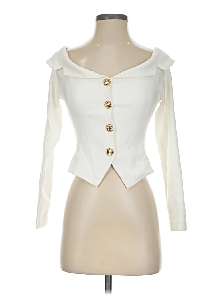 Pre-owned Endless Rose Long Sleeve Blouse In Ivory