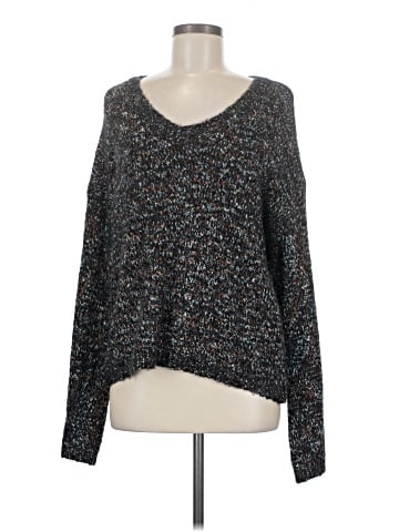 Hem & Thread Pullover Sweater (view 1)