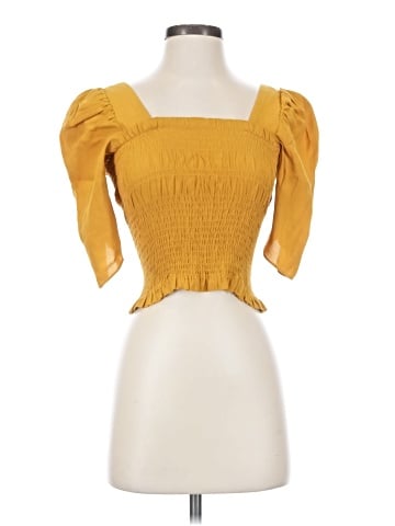 Olivaceous Short Sleeve Top (view 1)