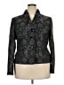 Le Suit Separates Paisley Black Blazer Size 18 - photo 1