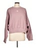 Adidas Solid Pink Sweatshirt Size L - photo 1