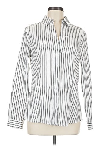 Jones New York Long Sleeve Button-Down Shirt (view 1)