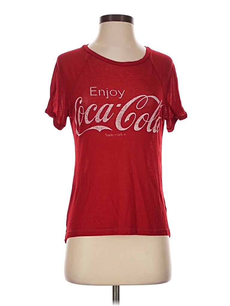 Pre-owned Coca-cola Short Sleeve T-shirt In Red