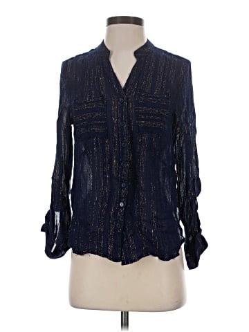 Blue Rain Long Sleeve Blouse (view 1)