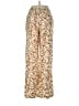 MNG Print Gold Casual Pants Size L - photo 2