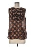 CAbi Brown Sleeveless Blouse Size M - photo 1