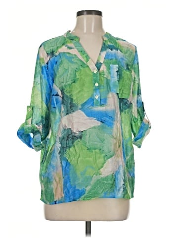 Ethyl 3/4 Sleeve Blouse (view 1)