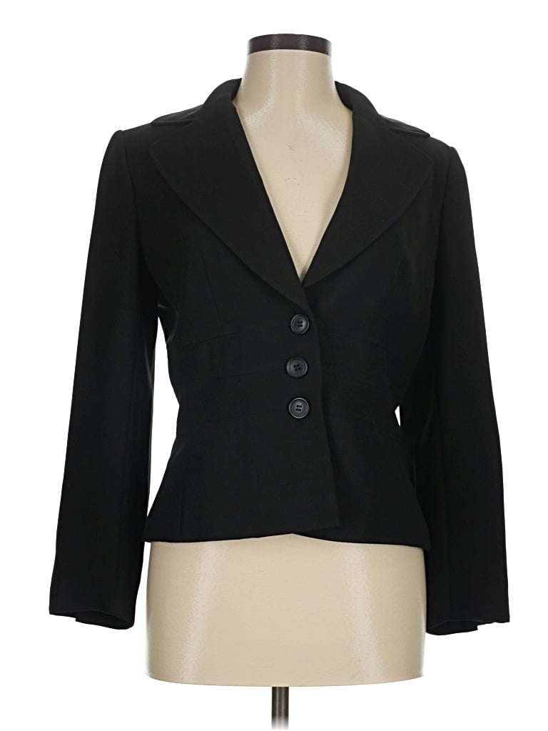 Pre-owned Ann Taylor Factory Blazer Jacket In Black