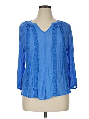 Counterparts 3/4 Sleeve Blouse (view 1)