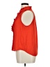 Ann Taylor 100% Polyester Orange Sleeveless Blouse Size 14 Petite - photo 5