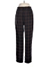 OAK + FORT 100% Polyester Plaid Brown Casual Pants Size 6 - photo 1