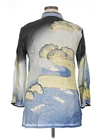 Citron Santa Monica Collection Long Sleeve Button-Down Shirt (view 2)