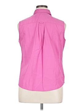 Casual Corner Sleeveless Button-Down Shirt (view 2)