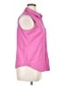 Casual Corner 100% Cotton Pink Sleeveless Button-Down Shirt Size XL - photo 4