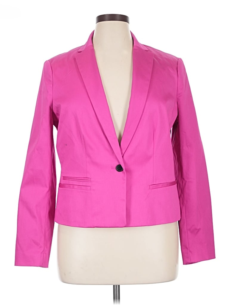 Pre-owned Worthington Blazer Jacket In Pink