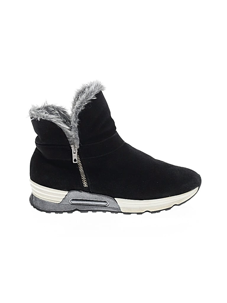 Pre-owned Assorted Brands Ankle Boots In Black
