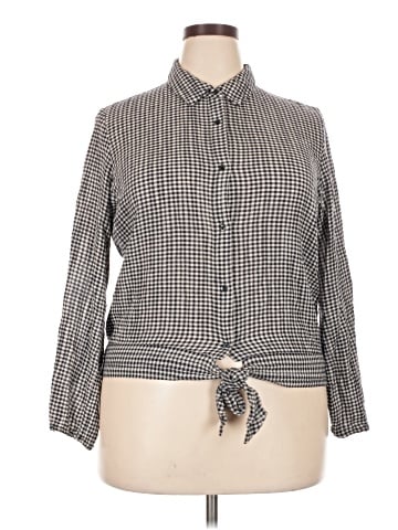 LC Lauren Conrad Long Sleeve Blouse (view 1)
