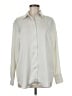 Uniqlo 100% Polyester Solid Ivory Long Sleeve Blouse Size M - photo 1