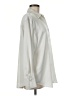 Uniqlo 100% Polyester Solid Ivory Long Sleeve Blouse Size M - photo 4