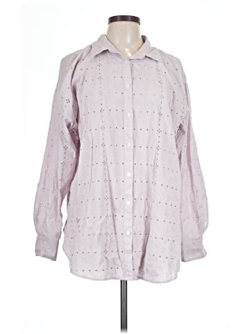 Ann Taylor LOFT Long Sleeve Button-Down Shirt (view 1)