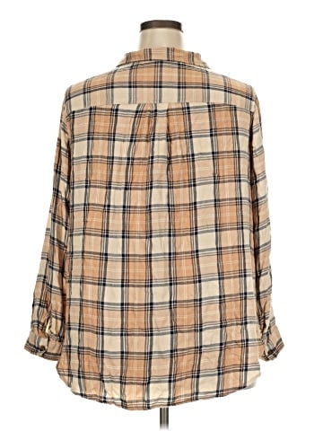 Terra & Sky Long Sleeve Button-Down Shirt (view 2)