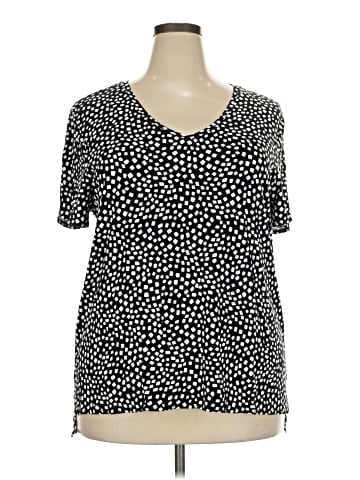 Alfani Short Sleeve Blouse (view 1)