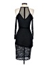 Express 100% Polyester Black Cocktail Dress Size 00 - photo 2