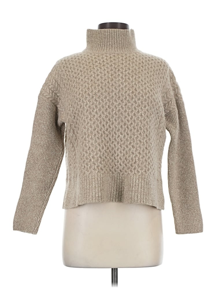 Pre-owned Ayr Turtleneck Sweater In Tan