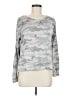 Secret Treasures Camo Gray Pullover Sweater Size M - photo 1