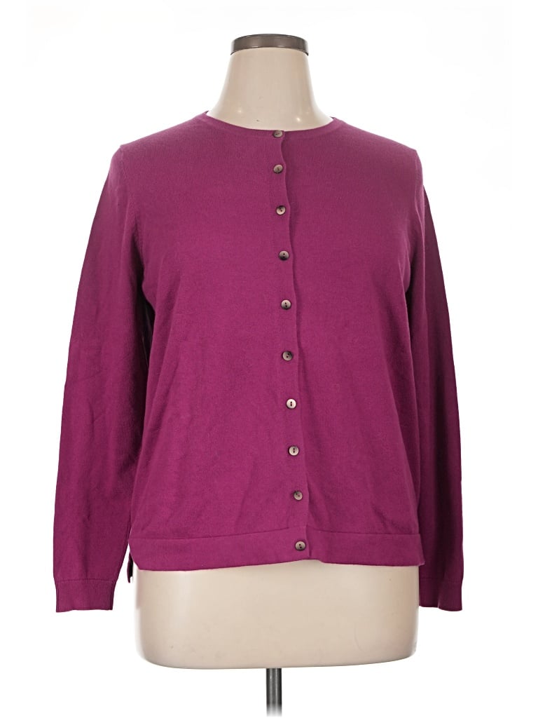 Pre-owned Boden Cardigan Sweater In Purple