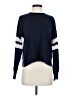Minnie Rose 100% Cashmere Color Block Blue Cashmere Pullover Sweater Size S - photo 1