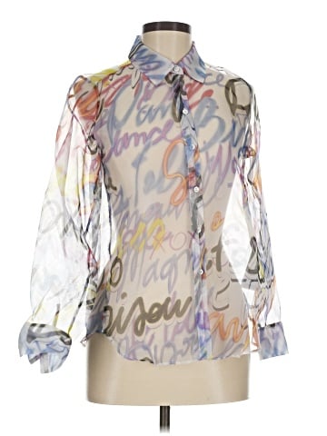 Luisa Cerano Long Sleeve Blouse (view 1)