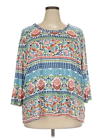 Alfred Dunner 3/4 Sleeve Blouse (view 1)