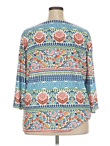 Alfred Dunner 3/4 Sleeve Blouse (view 2)