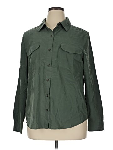 INC International Concepts Long Sleeve Button-Down Shirt (view 1)