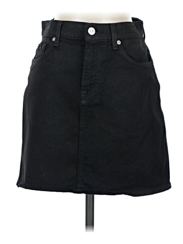 7 For All Mankind Denim Skirt (view 1)