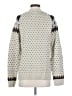 Red Herring Chevron-herringbone Ivory Pullover Sweater Size S - photo 2