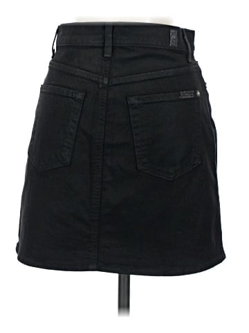7 For All Mankind Denim Skirt (view 2)