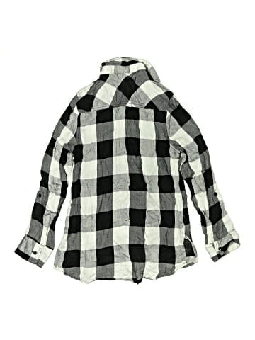 Justice Long Sleeve Button-Down Shirt (view 2)