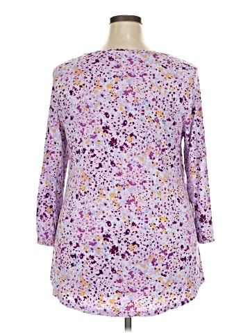 JM Collection 3/4 Sleeve Blouse (view 2)