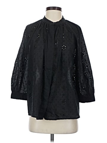 Emily and Fin 3/4 Sleeve Button-Down Shirt (view 1)