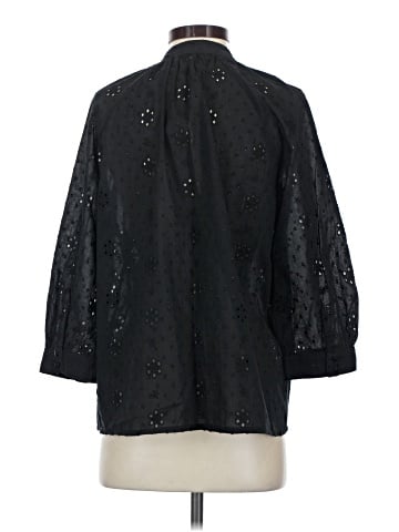 Emily and Fin 3/4 Sleeve Button-Down Shirt (view 2)